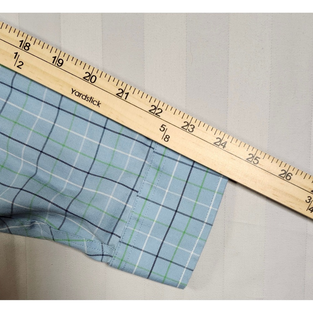 Lot 3 Vintage 90s Y2K LL Bean Button Outdoor Shirts Mens Large Medium Plaid 0030 - Picture 10 of 15